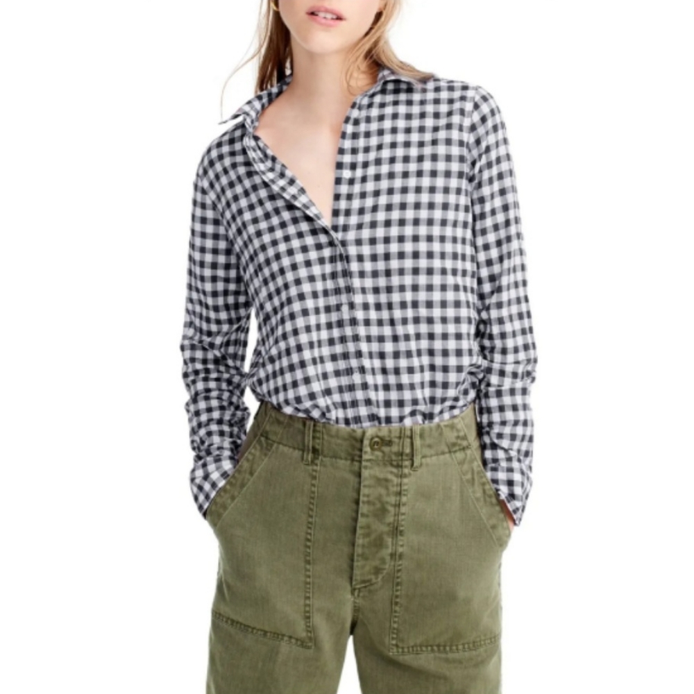 J.CREW Gingham Boy Shirt